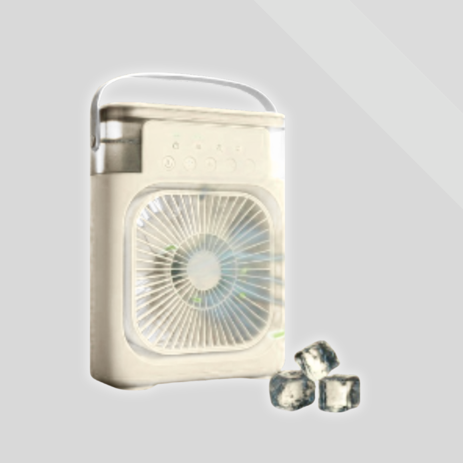 Mini Air Cooler Fan with Humidifier & LED Light