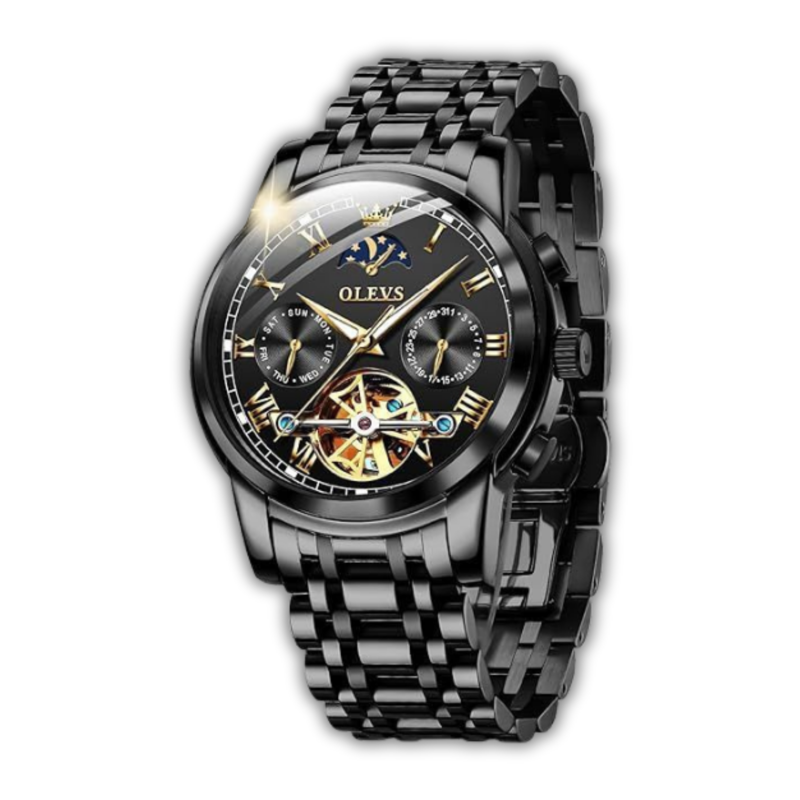 Black Matel GenZ Aura Watch