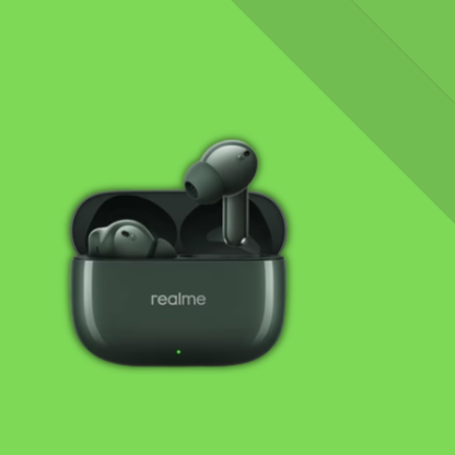Realme Earbuds in gray colour