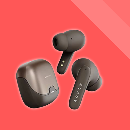Boult Earbuds in gray colour