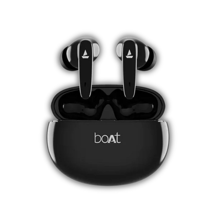 Boat Earbuds in black colour