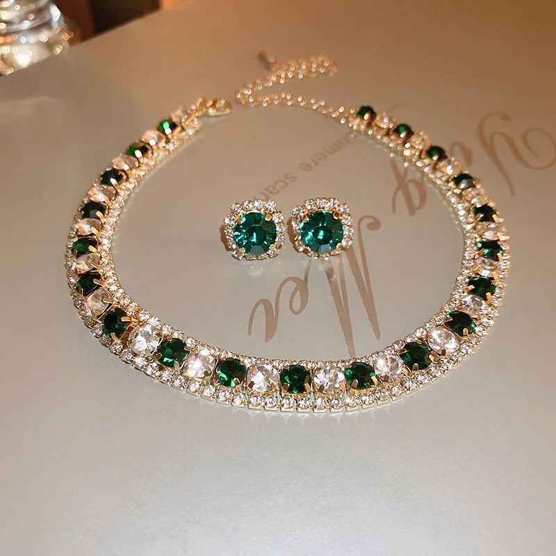 UNI-11848-12 - Luxury Diamonds - Jewelry Set Style 15