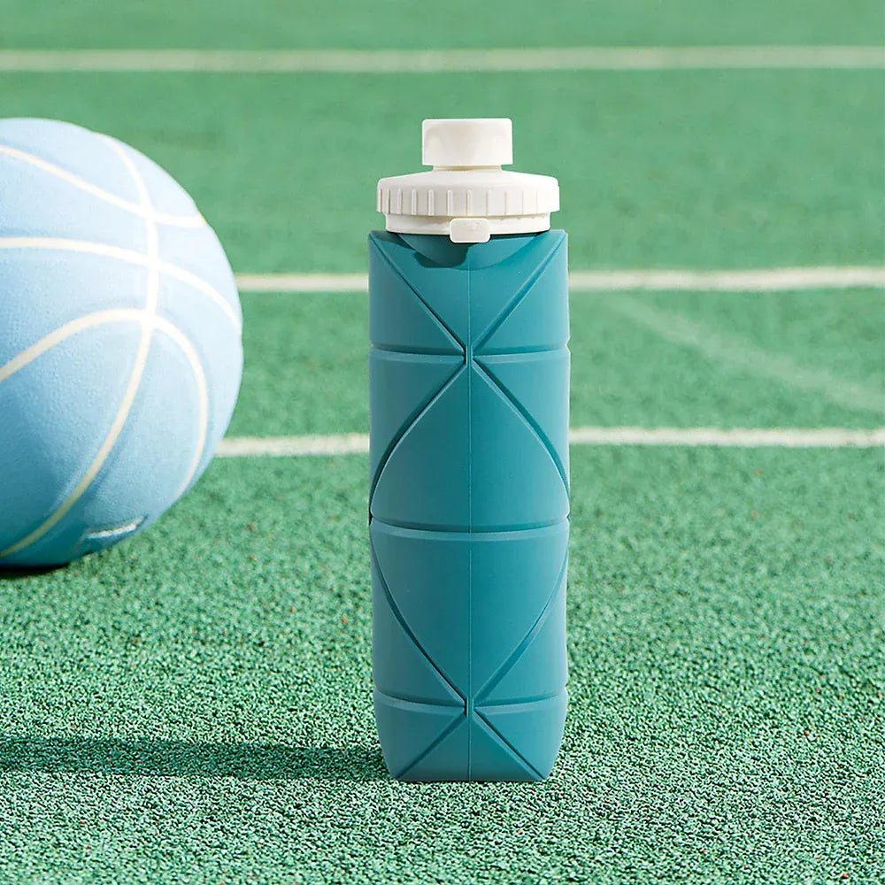Foldable Reusable Silicone Water Bottle For Travel